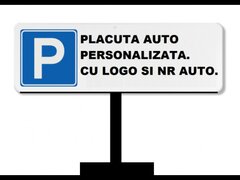 Placuta mobila si fixa cu suport si picior pentru loc de parcare